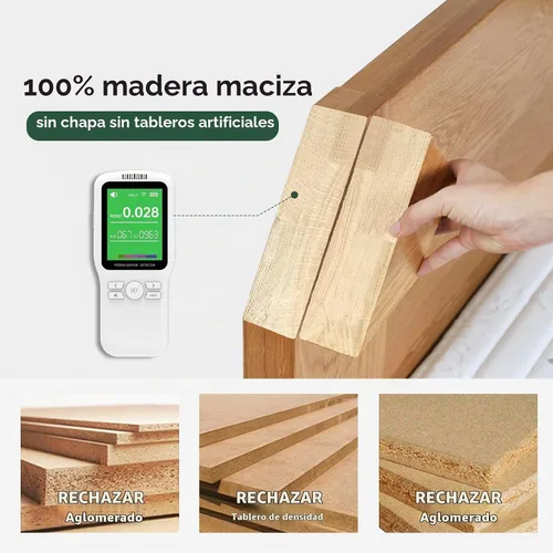 Vista 6 de Mesa de centro ovalada pequeña, de 33.5 pulgadas, mesa de centro moderna de mediados de siglo para sala de estar, mesa auxiliar 100% madera de roble