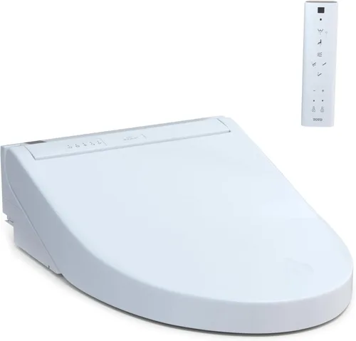 Vista 10 de TOTO WASHLET C5 - Asiento de inodoro electrónico con bidé PREMIST y EWATER+ para limpieza de varita, redondo, algodón blanco - SW3083#01