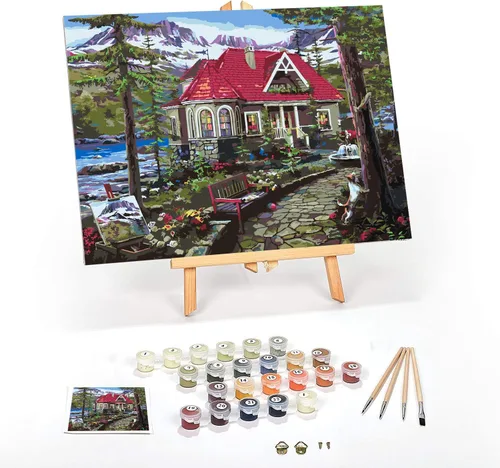 Vista 42 de Ledgebay Kit de Pintura por Números DIY para Adultos, Lienzo Enmarcado para Principiantes a Avanzados, Kit de Pintura por Números, los Kits Incluyen