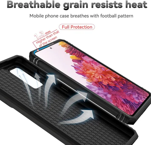 Vista 9 de Funda para Samsung Galaxy S20 FE 5G con cubierta para lente de cámara, protector de pantalla HD, soporte de anillo magnético probado contra caídas