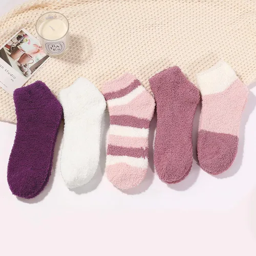 Vista 2 de Zando Calcetines mullidos para mujer, cálidos, esponjosos y acogedores para invierno