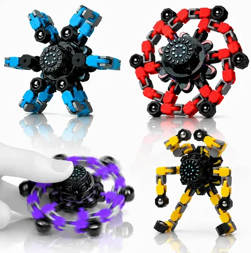Vista 11 de KatchOn, 6 piezas transformables Fidget Spinner recuerdos de fiesta