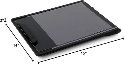 Vista 8 de Alfombrilla de corte electrostática Silhouette para usar con los modelos Cameo 5 y Cameo 5 Plus - 12 x 12 (negro mate)