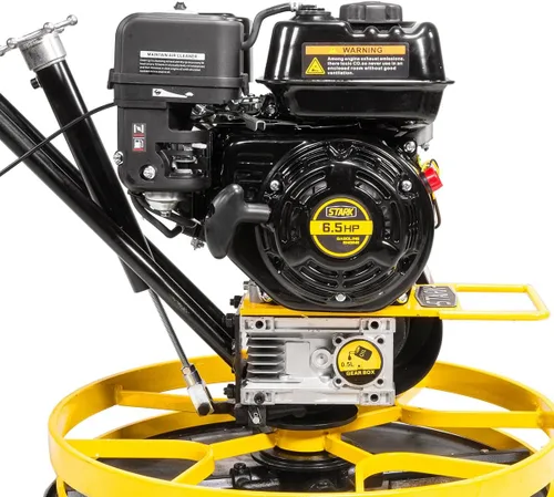 Vista 6 de Stark USA 6.5HP Soplador Trasero de Cemento con Paleta 22" Hoja de Flotador 196cc Motor a Gas para Acabado de Superficies de Concreto Liso