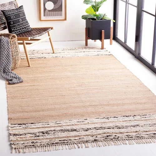 Vista 12 de SAFAVIEH Metro Collection - Alfombra de pasillo de 2 pies 3 pulgadas x 8 pies, negro y marfil, lana geométrica hecha a mano, ideal para zonas