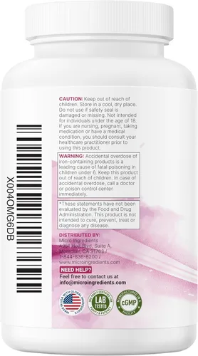 Vista 7 de Vitaminas prenatales metiladas puras para mujeres, 240 cápsulas vegetales 38 en 1 con DHA, colina, probióticos, manganeso, inositol y vitamina A