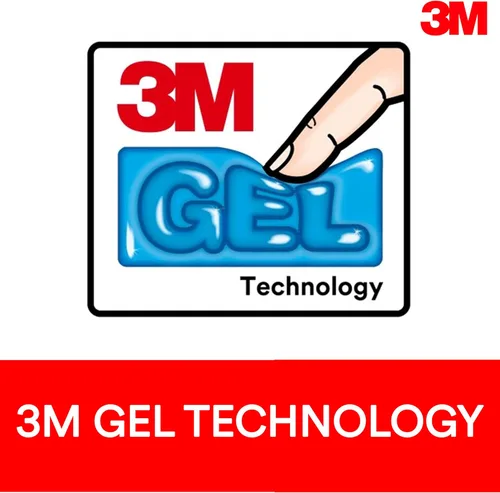 Vista 6 de Tapete para ratón, de 3M, con cubierta trasera no deslizante y diseño de ahorro de energía, estampado de mapa de bits Soothing 3M Gel Technology