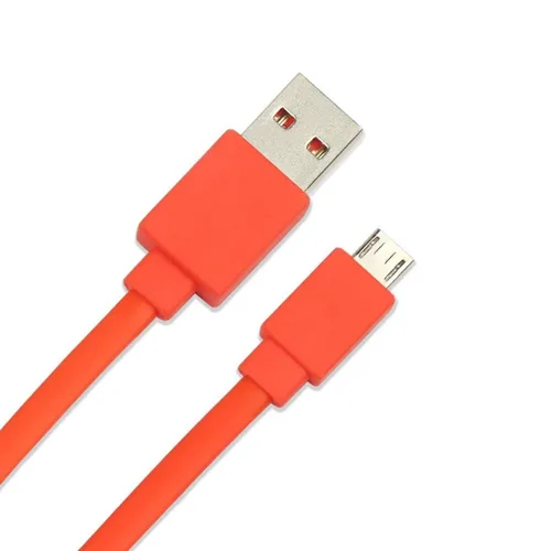 Vista 2 de Cable micro USB de repuesto, cable de alimentación de carga plana compatible con JBL Charge 2 3, Flip 2 3 4, Pulse 2 Go, Clip Plus, Micro II, Trip