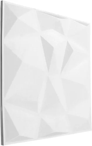 Vista 6 de 12 paneles de pared 3D de PVC, panel texturizado decorativo de 19.7 pulgadas para decoración de pared interior, panel de pared blanco con respetuoso