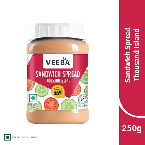 Vista 5 de Veeba Mil Isla Sandwich Spread 8.82 oz