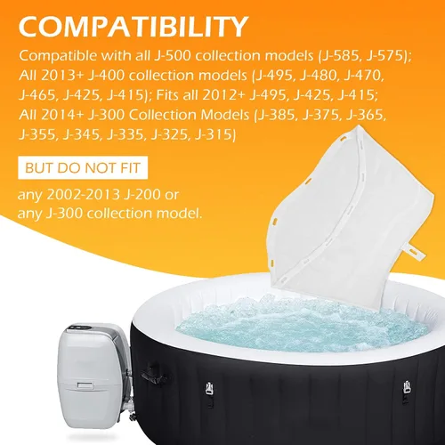Vista 3 de Pooloop - Accesorio de repuesto para bolsa de desechos para bañera de hidromasaje, compatible con piezas de jacuzzi, compatible con modelos