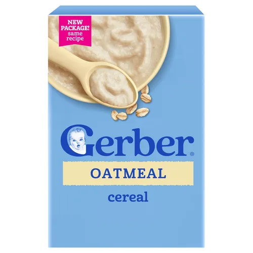 Vista 12 de Gerber Cereal de arroz etapa 1, sin OMG, 8 onzas, paquete de 5