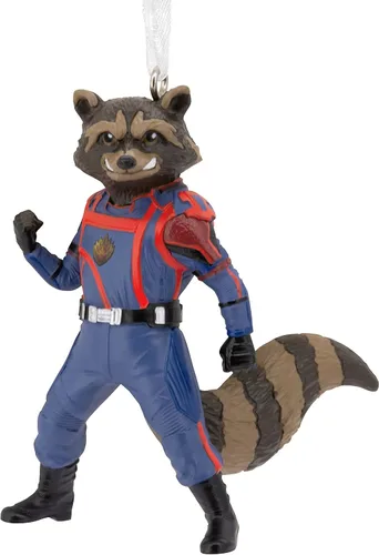 Vista 9 de Hallmark Marvel Guardianes de la Galaxia Groot Adorno de Navidad
