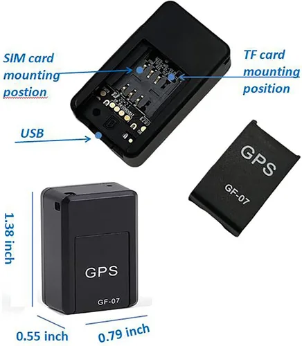 Vista 5 de Rastreador GPS para vehículos, mini dispositivo de seguimiento de automóviles en tiempo real para vehículos portátiles, ubicación de cobertura