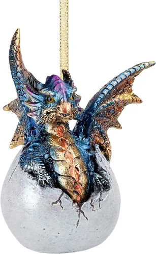 Vista 20 de Pensive Percher Dragon 2018 - Adorno de Navidad coleccionable de 3 pulgadas, a todo