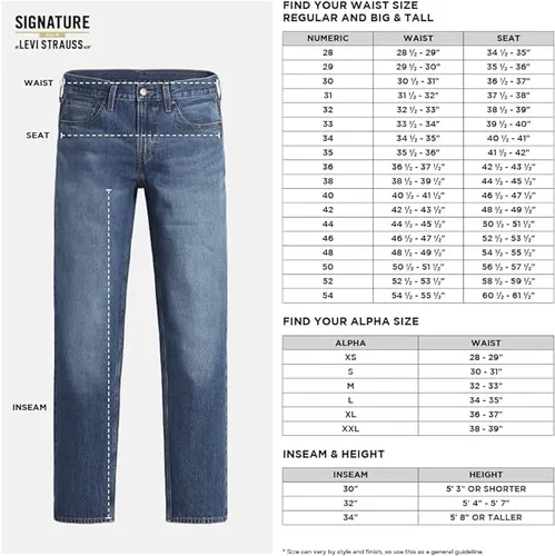 Vista 4 de Signature by Levi Strauss & Co - Jeans rectos para hombre