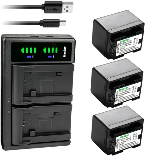 Vista 6 de Kastar Cargador de batería USB LTD2 para Canon VIXIA HF R600 HFR600, VIXIA HF R700 HFR700, VIXIA HF R800 HFR800, LEGRIA HF M36 HFM36, LEGRIA HF M38