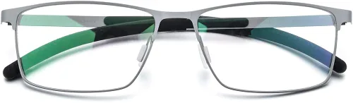Vista 4 de FONEX Marco de lentes de titanio marco de anteojos óptico de miopía cuadrado para hombre 8521