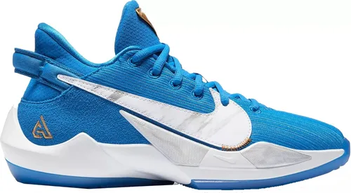 Vista 3 de Nike Big Kid's Zoom Freak 2 SE Signal BlueSummit White (CZ4177 408)