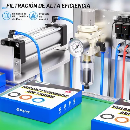 Vista 5 de TAILONZ - Regulador de filtro de drenaje automático NPT AW2000-02 de 1/4