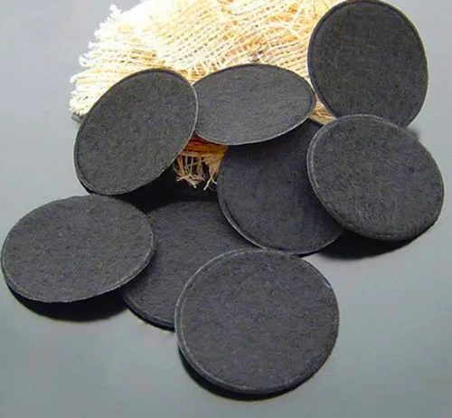 Vista 3 de tBesme Círculos de fieltro adhesivos negros; círculos adhesivos de fieltro negro para bricolaje y costura artesanal, 1 pulgada, paquete de 100