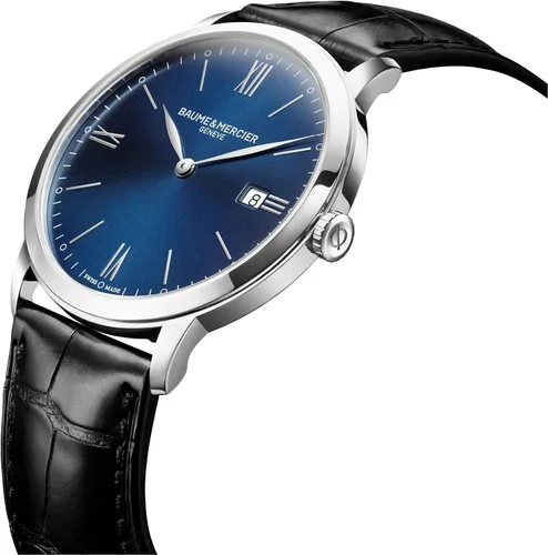 Vista 3 de Baume et Mercier Classima Reloj Hombre 1.575 in Esfera Azul MOA10324, Azul, Moderno