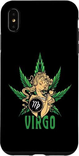 Vista 11 de Zodiac Stoner Vibes: Virgo Cannabis Weed Horoscope Design Case para iPhone 17