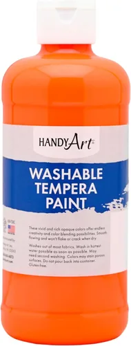 Vista 23 de Handy Art Little Masters - Pintura lavable, 16 onzas, color negro Bright & Mixable, High Opacity, Washable Colors for Classroom, Students, Kids