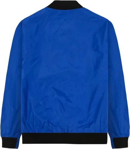Vista 2 de Chaqueta bomber para hombre, ligera, resistente al agua, cortavientos con 3 bolsillos