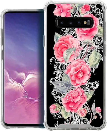 Vista 8 de CasesOnDeck - Funda compatible con Samsung Galaxy S10+ S10 Plus 6.4 pulgadas] S10+ Funda delgada, transparente y flexible de poliuretano