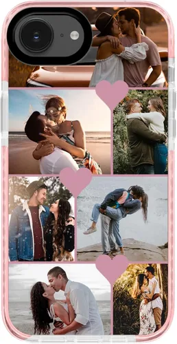 Vista 7 de Funda personalizada para iPhone 12 mini, funda personalizada con collage de fotos con múltiples imágenes, funda personalizada para cumpleaños