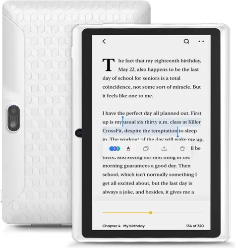 Vista 8 de HNVHNV Tablet Android de 7 pulgadas, lector electrónico, 6 GB de RAM 32 GB ROM 1 TB expansión, procesador de cuatro núcleos, cámara dual, WiFi Azul