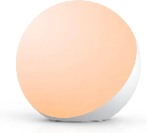 Vista 7 de Hifree Lámpara de mesa inteligente, lámpara de escritorio regulable con aplicación/control de voz, lámpara táctil LED RGB que cambia