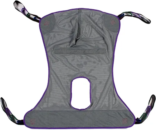 Vista 8 de Patient Aid Eslinga cómoda de cuerpo completo – Tela de malla fácil de lavar para baño y aseo – Cómodo levantamiento seguro para personas mayores