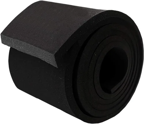 Vista 10 de Rollo de tira de espuma de neopreno de Dualplex, 3" de ancho x 10' de largo x 1/4" de espesor, tira de sellado climático de alta densidad – Rollo