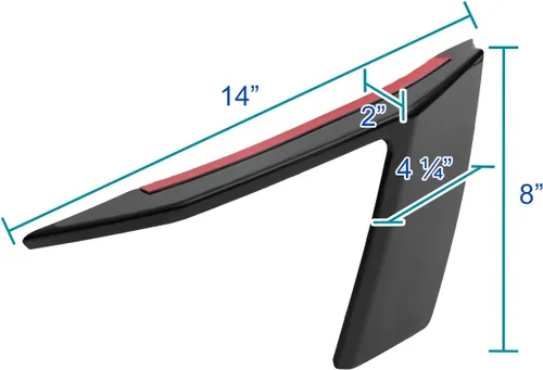Vista 3 de Spec-D Tuning Cubierta para parachoques delantero, ventilación de luz antiniebla, compatible con Ford Mustang GT 2018-2022