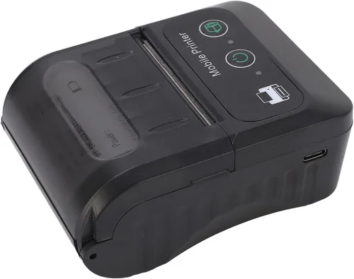 Vista 9 de Mini impresora térmica de código QR portátil de 2.283 in, impresora térmica de recibos USB, impresora térmica de recibos USB inalámbrica de 2