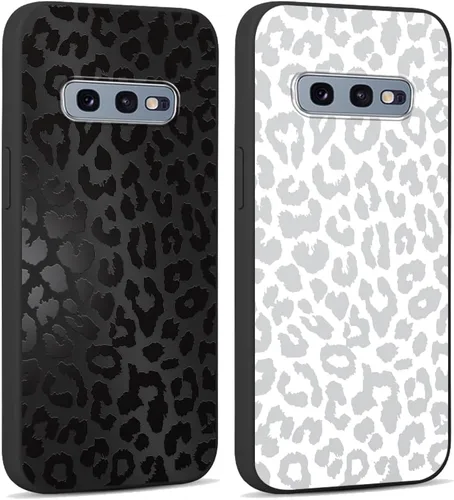 Vista 88 de Pack de 2 fundas con estampado de guepardo para Samsung Galaxy A03s 4G de 6.5", fundas de diseño de patrón de leopardo de lujo, de silicona suave
