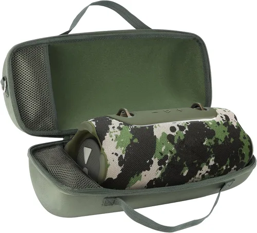 Vista 2 de Funda compatible con altavoz Bluetooth portátil JBL Xtreme 5 (verde militar)