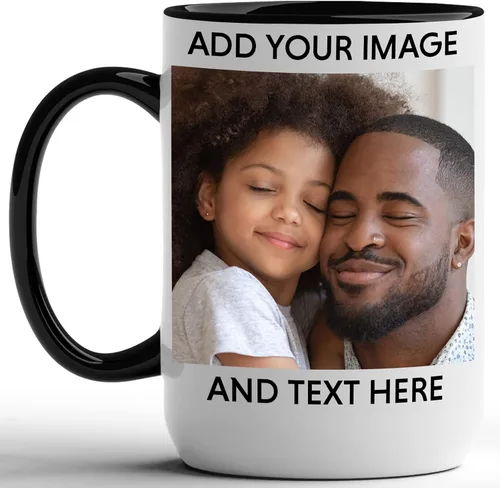 Vista 9 de GotPrint Taza con foto personalizada, regalos personalizados, carga de imagen y texto, logotipo de la empresa, nombre, idea de regalo personalizada
