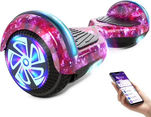 Vista 12 de CBD Hoverboard, Bluetooth 6.5" All-Terrain Off-Road Scooter with LED Lights Negro