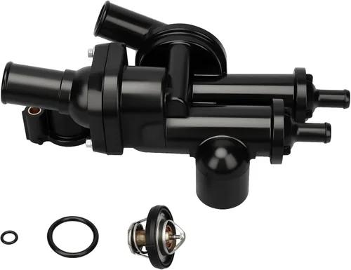Vista 24 de Ensamble de carcasa de termostato IRONTEK con sensor 2L2Z8592AA para Ford Explorer 2002-2010, Explorer Sport Trac 2007-2010, para Mercury