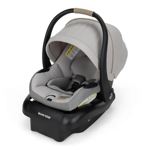 Vista 11 de Maxi-Cosi Mico Pro Asiento de automóvil infantil para bebé con base, silla ventilada, almohadilla suave para reposacabezas, pestillo de fácil