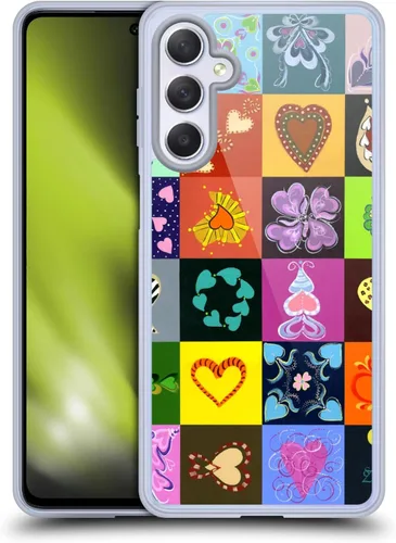 Vista 12 de Head Case Designs Officially Licensed Suzan Lind Carnival Colours & Patterns Gel Case [Military Grade Protection] Compatible with Samsung Galaxy M54