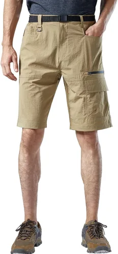 Vista 3 de Tuliqiong Pantalones cortos elásticos de secado rápido de verano para hombre
