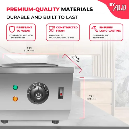 Vista 8 de ALDKitchen - Olla para derretir chocolate, calentador eléctrico de alimentos, derretidor profesional de dulces, 110 V