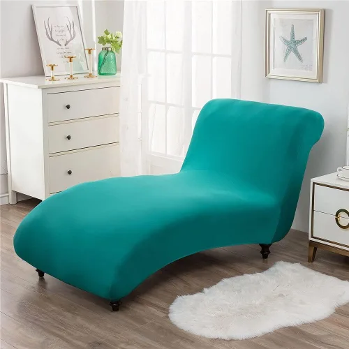 Vista 22 de Funda elástica para tumbona, funda elástica para tumbona de lujo, para sala de estar, muebles de interior, ultra suave, lavable a máquina (1)