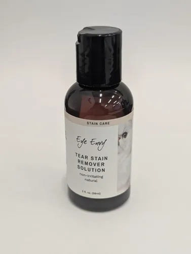 Vista 2 de Eye Envy Solución quitamanchas de lágrimas para gatos. Suave, natural y segura. Limpia las manchas de lágrimas. Recomendado por criadores