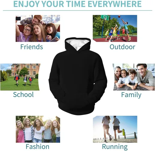 Vista 6 de Unisex Hoodie 3d Printed Game Pullover Sweatshirts Anime Hoodies