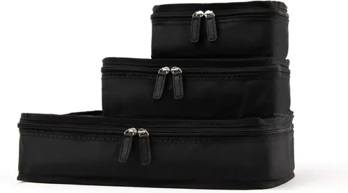 Vista 2 de Travelpro Essentials - Juego de 3 cubos de embalaje (pequeñomediano), Negro -, Essentials - Cubos de embalaje